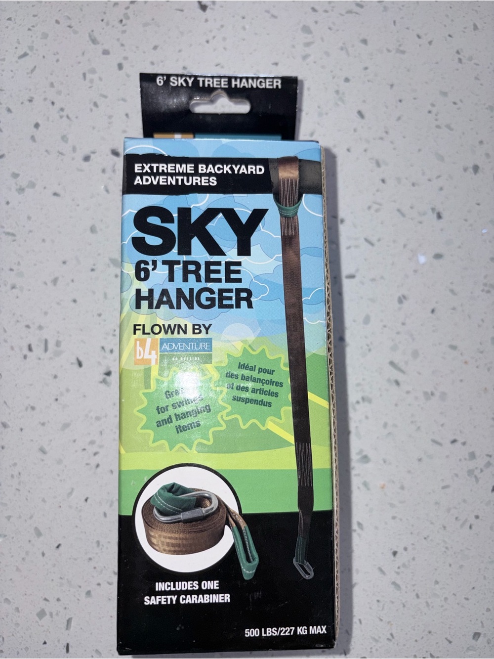 SKY 6' Tree Hanger for Swings- Brown/Green